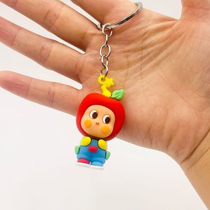 <span class=keywords><strong>Porte</strong></span>-clés en PVC souple en forme de personnage de dessin animé, <span class=keywords><strong>figurine</strong></span> mignonne en caoutchouc pour la décoration - Product Image 4