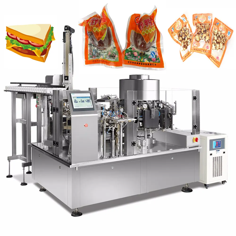 Multifunctionele Automatische Kip Vleugels Tips Karbonades Kip Borst Pouch Vacuüm Verpakking Machine