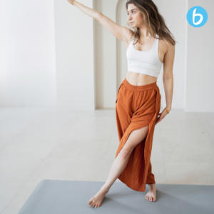 Pantalones de yoga sueltos para mujer, ropa deportiva de punto de piernas anchas, informales y personalizados, novedad - Product Image 4