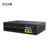 Conjunto de Controlador de Cámara PTZ 4K IP POE Anywii Conmutador de Video para Transmisión en Vivo Multicámara Cámara de Transmisión NDI PTZ para Iglesia y Eventos