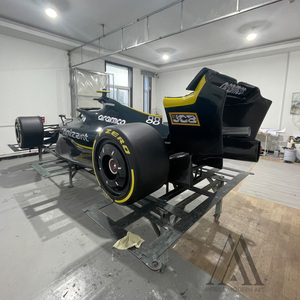 Statua di Supercar in Vetro Temperato Verde <span class=keywords><strong>Classico</strong></span> per Lounge VIP ed Esposizione Aziendale per Concessionari Auto, Stampa 3D di Lusso F1 - Product Image 4