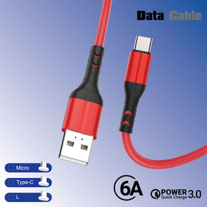 Cable de Carga Súper Rápida 6A Tipo C, Cable de Datos USB-C, Cable de Carga Rápida para Teléfono Móvil, Cable de Datos Tipo C para Huawei, Precio de Fábrica - Product Image 6