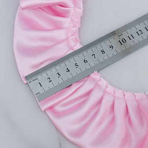 Ruban en <span class=keywords><strong>satin</strong></span> froissé coloré RYL 5 cm, bordure à volants, dentelle faite à la main pour la <span class=keywords><strong>d</strong></span>écoration de rideaux, de canapés, de vêtements et de la maison - Product Image 3