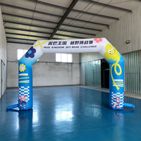 Arche gonflable durable pour événements sportifs de football, en tissu Oxford, pour publicité extérieure, course, décoration et affichage commercial