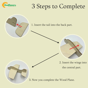 Set <span class=keywords><strong>di</strong></span> Giocattoli Educativi per Bambini: Aeroplano in Legno Fai-da-Te, Facile da Assemblare, per <span class=keywords><strong>Disegno</strong></span> e Pittura Creativa - Product Image 4