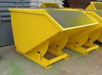 Offre Spéciale personnalisé facile à démonter chariot élévateur auto benne à ordures poubelle industrielle Mobile