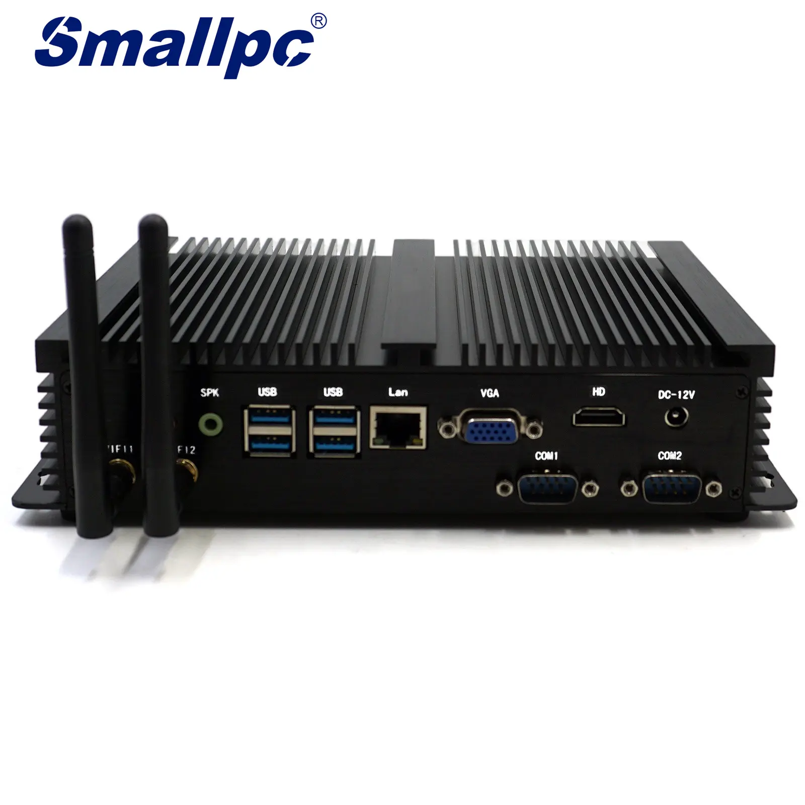 SmallPC OEM/ODM Product Hot Price Single Network Port Win 10 4K Dual Display Port Industrial Fanless Mini PC