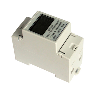 2 Cực DDS986 Màu Xám Một Pha Din Rail Đồng Hồ Điện Tử Kỹ Thuật Số Với Kích Thước Nhỏ - Product Image 5