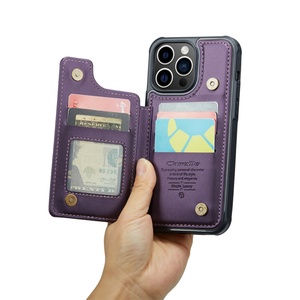 เคสหนัง Caseme พร้อมช่องใส่บัตร สำหรับ iPhone 16 15 Plus 14 13 12 SE 2020 11 PRO MAX X XS XR 8 7 6 PLUS ฝาหลังแบบมีขาตั้ง - Product Image 6