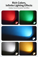 Focos Lineales COB de 200W con Aletas, RGBWA UV 6en1, Luz Par COB para Escenarios, Fiestas, Conciertos, Iglesias, Bodas, Teatro