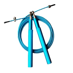 Corde à sauter de haute qualité avec roulement de 3 m, longueur réglable, poignée en aluminium et câble en acier pour le saut à la corde - Prix promotionnel - Product Image 2