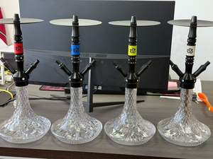 <span class=keywords><strong>Cachimba</strong></span> Portátil <span class=keywords><strong>Pequeña</strong></span> y Económica en Rojo, Azul, Plateado, Rojo y Morado, Juego Completo con Accesorios - Product Image 3