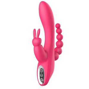 3In1 Vaginal G-Point Clitoridien Stimulation Orgasmique Plaisir Masturbateur Gode Vibrateur Pour Femmes Sex Toys Dildos Couple Lesbienne - Product Image 1