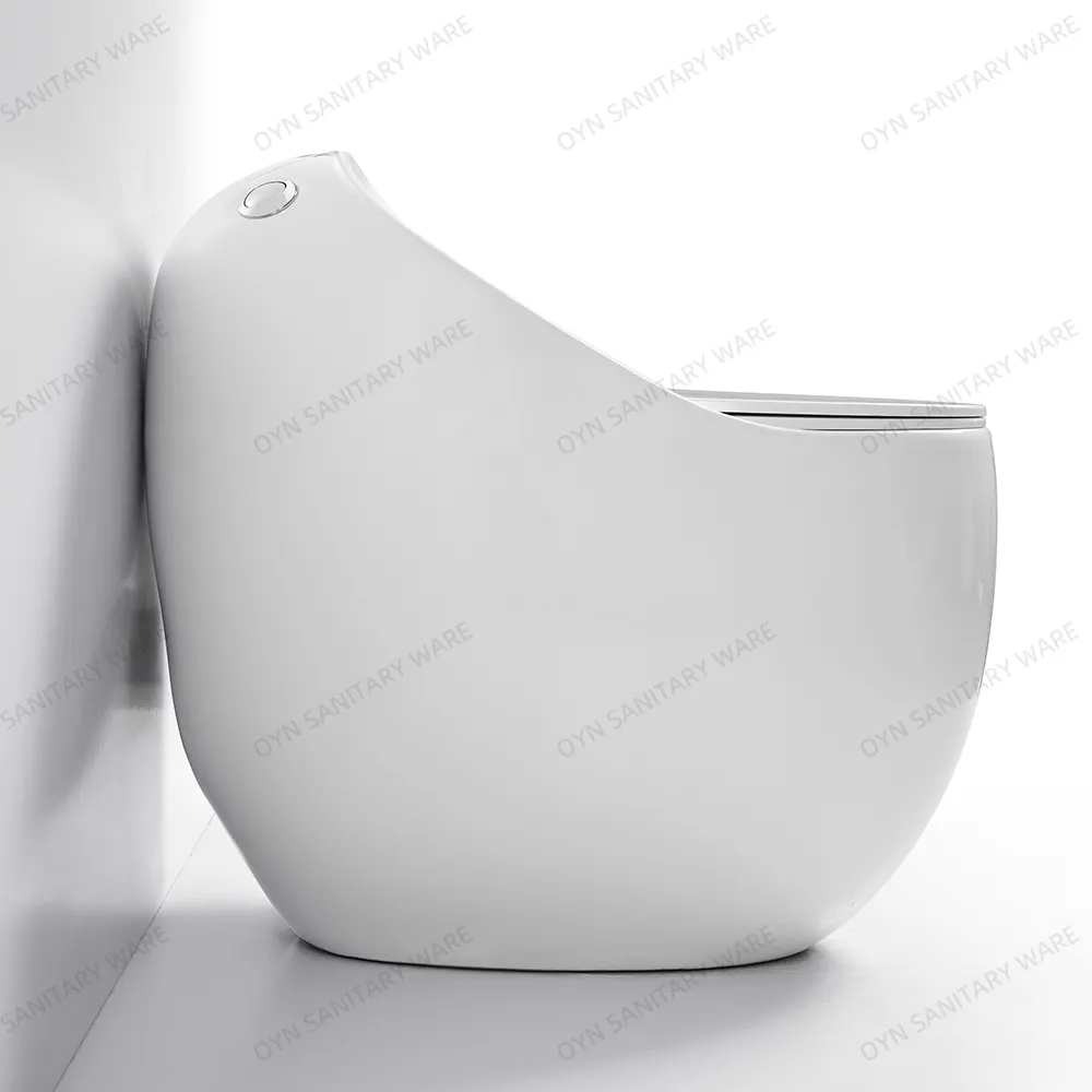 OYN Sanitary 1204 Vaso sanitário de peça única estilo ocidental para banheiro doméstico de hotel, vaso sanitário lavado