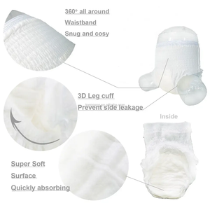 Culottes absorbantes jetables pour adultes, très absorbantes, pour personnes <span class=keywords><strong>âgé</strong></span>es, hommes et filles, taille XL, protection anti-fuites, vente en gros à prix réduit - Product Image 3