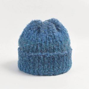 Fluffy Warm Mixed Circle 3D Embroidered Beanie <b>Hat</b> <b>for</b> Men Women Autumn Winter Gradient Knit Travel-Friendly Trend Beanie <b>Hat</b> - Product Image 4