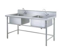 Évier de cuisine moderne en acier inoxydable personnalisable à prix de gros, avec étagère de rangement pour armoire de cuisine, idéal pour salle à manger et cuisine.