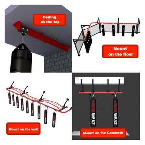 <span class=keywords><strong>Soporte</strong></span> de <span class=keywords><strong>pared</strong></span> individual para <span class=keywords><strong>saco</strong></span> de <span class=keywords><strong>boxeo</strong></span> de 1 metro con riel deslizante - Product Image 4
