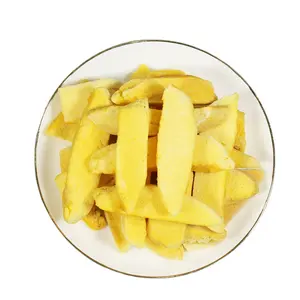 Dondurulmuş kurutulmuş FD Mango dilim zar tozu meyve toplu