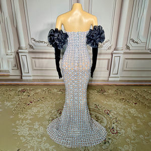 Novance y4947 בגדי אופנה יהלומים יוקרה תחפושת הריון עם שמלות ערב שמלות ערב - Product Image 3