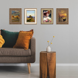 3 gói 4x6 inch trang trại mộc mạc hình ảnh Khung Bộ đau khổ trang trại nhựa khung với Tempered Glass cho Wall Mount hoặc ta - Product Image 6