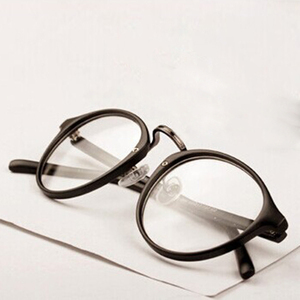Para hombre mujer gafas <span class=keywords><strong>Nerd</strong></span> lente claro gafas Unisex Retro gafas de moda noticias gafas de las mujeres de los hombres gafas - Product Image 3
