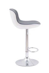 Bộ Ghế Quầy <span class=keywords><strong>Bar</strong></span> Gồm 2 Ghế <span class=keywords><strong>Bar</strong></span> Có Thể Điều Chỉnh Độ Cao Bằng Da Pu Bộ Đếm Thủy Lực Xoay Màu Xám Ghế Quán <span class=keywords><strong>Bar</strong></span> Đảo Vuông Cho Nhà Bếp - Product Image 3