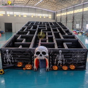 Labyrinthe hanté gonflable personnalisé Halloween location <span class=keywords><strong>de</strong></span> labyrinthe jeux <span class=keywords><strong>de</strong></span> labyrinthe gonflable personnalisé - Product Image 1
