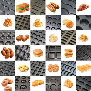 Plaque de cuisson industrielle en acier aluminisé, 60 moules demi-sphériques individuels pour friandises sphériques - Product Image 5