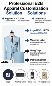 Elegan pernikahan blazer pria Set mewah 3-Piece bisnis Formal rompi celana penuh mantel dengan Logo kustom tren kostum Formal - Product Image 2