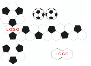 Palloni da <span class=keywords><strong>Calcio</strong></span> Personalizzati in Pelle Lucida con Motivo a Stella Fornitura Diretta dai Produttori Palloni da Gara Economici - Product Image 6