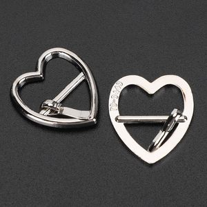 Piece Metal Heart Shaped <b>Roller</b> Buckles Single Prong Belt Buckle Hardware For DIY <b>Bags</b> Straps Accessories - Product Image 6