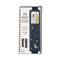Pochette portable pour stylo de lecture, cadeau créatif britannique, porte-stylo, rangement à sangle pour articles littéraires, journal créatif en PU, facile à retrouver et à ne pas perdre, cadeau