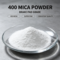 Poudre de mica blanc de qualité industrielle, plusieurs options de granulométrie, muscovite séricite de haute pureté, taille de particules uniforme, peinture, plastique