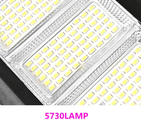 Lampadaire LED solaire intégré avec détecteur de mouvement 100W 200W 300W, étanche IP65, éclairage extérieur pour poteaux routiers en ABS, certifié CE