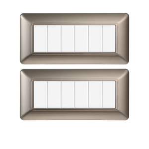 แผ่นปิดประตูโกลก้าพลาสติกติดผนัง ดีไซน์มินิมอล ชุด 6 ชิ้น - Product Image 4