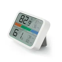 다기능 온도 습도 모니터 시계 알람 타이머 C/F 실내 LCD 화면 온도계 습도계 1 섭씨 45g