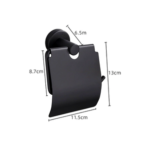 304 acciai inossidabili 4 pezzi Set da bagno scopino da bagno con supporto per WC con coperchio di ricambio doppio rotolo porta asciugamani - Product Image 3