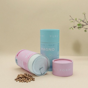 Factory-customized Recyclable Paper Tube Packaging; New Design of Tea Sealing and Easy-tear <b>Cap</b> Cylindrical Packaging - Product Image 5