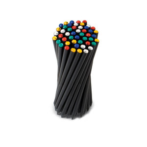 Étui en PVC avec crayons de couleur cristallins pour une visibilité facile - Product Image 1