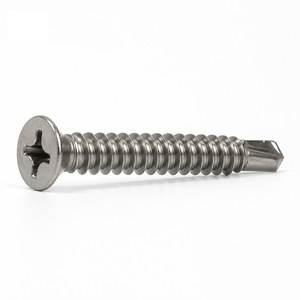 Vis autoperceuses fraisées en acier inoxydable A2 sur mesure, à tête Phillips, sans marquage CE, pour la fabrication de tôles, service OEM - Product Image 1