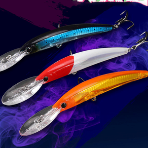 Esca Artificiale 3D Minnow da 18cm 25g, Affondamento Lento, per Pesca in Acqua Dolce e Salata, Esca Rigida per Lunghe Distanze - Product Image 2