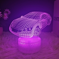 Lampe de voiture Anime à intensité variable, rechargeable, changeant de couleur, 7 couleurs, 16 modes de couleur, RGB, décoration de chambre