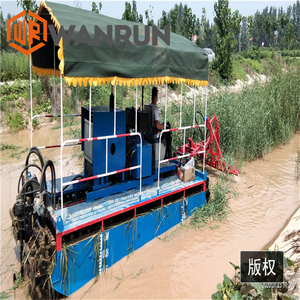 水陸両用水中クローラー型ウィードカッター収穫機湖用海藻除去機 - Product Image 4