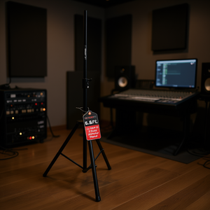 Soporte para Monitor de Estudio Upyo DJ, 6.6 Pies de Altura Ajustable, Trípode de Acero con Soporte para Altavoz de Piso - Product Image 2