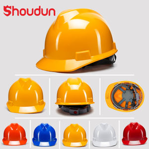 Casque de chantier pour <span class=keywords><strong>électricien</strong></span>, très vendu, en ABS, forme en V, anti-écrasement, casque de sécurité industriel pour les travailleurs - Product Image 2