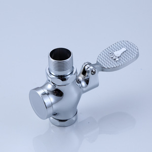 วาล์วฟลัชวาล์วแบบติดผนังทองแดงชนิดเหยียบ 2.0-2.5 นิ้ว ประหยัดน้ำ ดีไซน์อุตสาหกรรม - Product Image 3