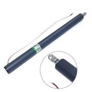 Atuador tubular elétrico linear multi estágio viagem 300MM 12V 24V DC motor rastreador solar