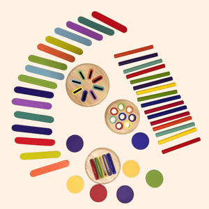 Juguetes Montessori para Bebé 3 en 1, <span class=keywords><strong>Actividades</strong></span> con Vasos de Clasificación por Color, Habilidades Motrices Finas, Juguetes Sensoriales para Niños Pequeños, Juguete de <span class=keywords><strong>Madera</strong></span> INNOTOP para Edades 3-7 - Product Image 4