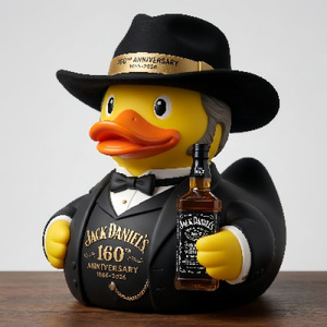Figurine de canard amusante en résine, <span class=keywords><strong>Top</strong></span> <span class=keywords><strong>Gun</strong></span> 40e anniversaire, design créatif, artisanat fait main pour la décoration de la maison et cadeau d'anniversaire - Product Image 3